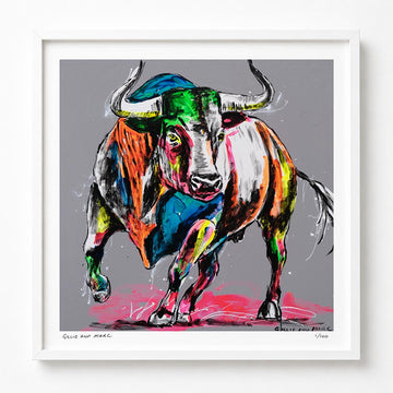 Bull with Love in Its Heart (Print)