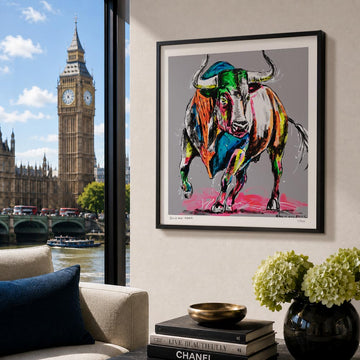 Bull with Love in Its Heart (Print)