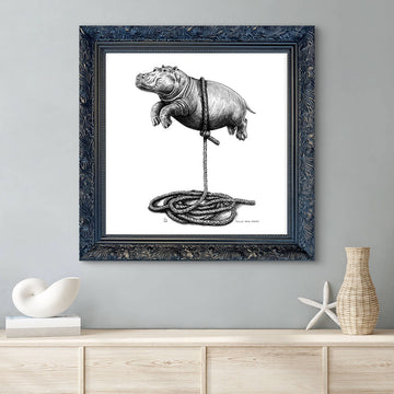 A Study For Hippo on a Rope (Giclee Canvas Print)