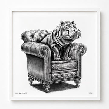 A Study for a Hippo on a Chair (Print)
