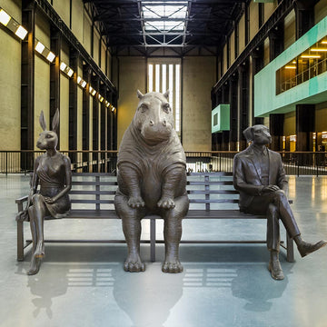 The Hippo Bench of Friendship (Bronze Sculpture)
