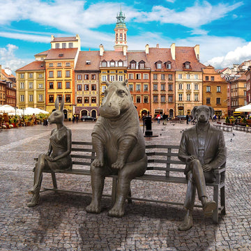 The Hippo Bench of Friendship (Bronze Sculpture)