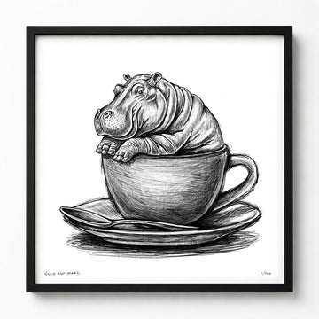 A Study For Hippo In A Cup (Print)