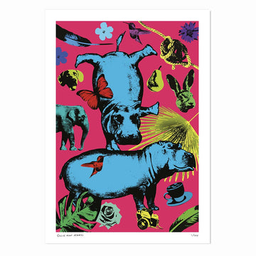 A Few of Our Favourite Things Plus Hippos (Print)
