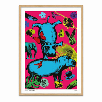 A Few of Our Favourite Things Plus Hippos (Print)