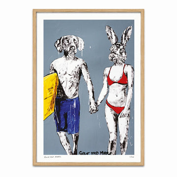 He Sang to Her, I Want to Hold Your Hand and She Did (Print)
