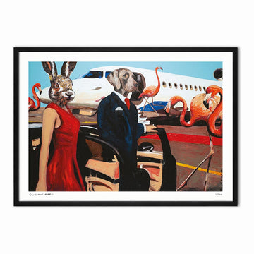 They Were Leaving on a Jet Plane and Didn't Know When They Would Be Back Again (Print)