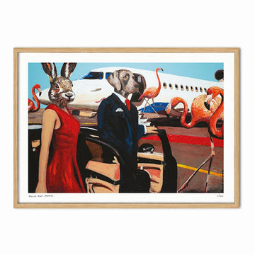 They Were Leaving on a Jet Plane and Didn't Know When They Would Be Back Again (Print)