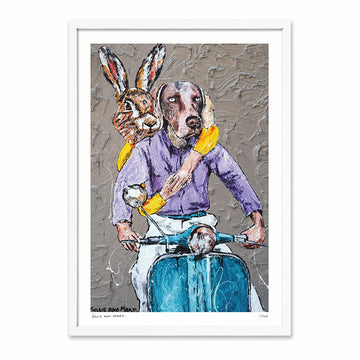 She Would Kiss Him When He Least Expected It and Not Always at the Appropriate Time (Print)