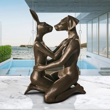 The Kiss that Melted the Universe (Bronze Sculpture)