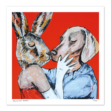 She Thought, Kiss Me Like It's Our First Kiss (Print)