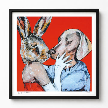 She Thought, Kiss Me Like It's Our First Kiss (Print)