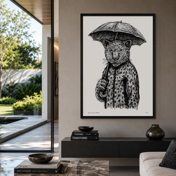 The Leopard Liked Singing in the Rain (Print)
