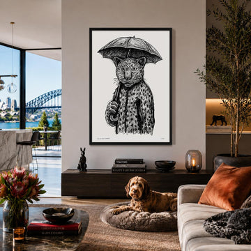 The Leopard Liked Singing in the Rain (Print)