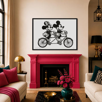 Mickey and Minnie on the Ride of a Lifetime (Print)