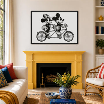 Mickey and Minnie on the Ride of a Lifetime (Print)