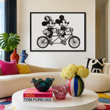 Mickey and Minnie on the Ride of a Lifetime (Print)