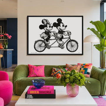 Mickey and Minnie on the Ride of a Lifetime (Print)