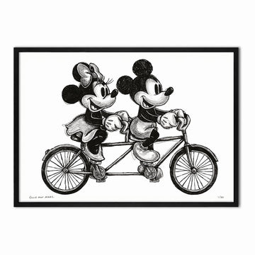 Mickey and Minnie on the Ride of a Lifetime (Print)