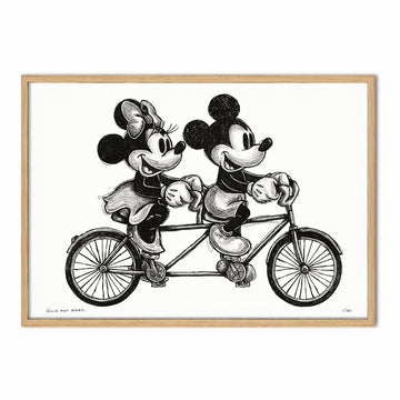 Mickey and Minnie on the Ride of a Lifetime (Print)
