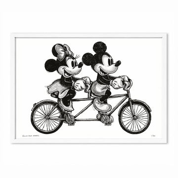 Mickey and Minnie on the Ride of a Lifetime (Print)
