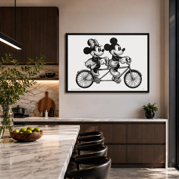 Mickey and Minnie on the Ride of a Lifetime (Print)