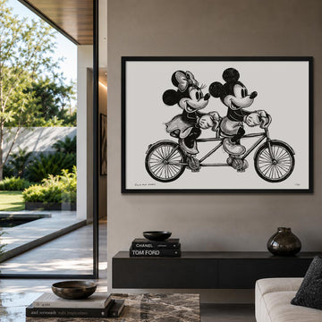 Mickey and Minnie on the Ride of a Lifetime (Print)