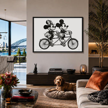 Mickey and Minnie on the Ride of a Lifetime (Print)