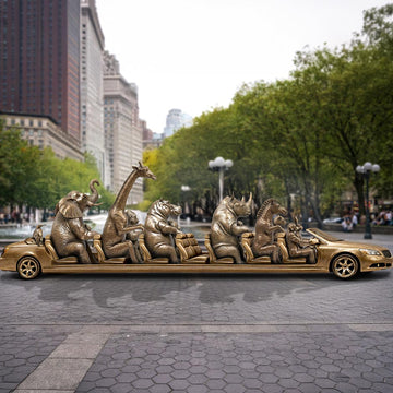The Wild World Limo (Bronze Sculpture)