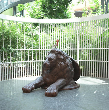 Come out , come out Lion with Hoopeoo bird