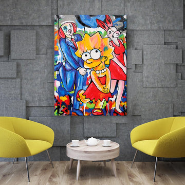 Having Fun with Lisa (Original Painting)