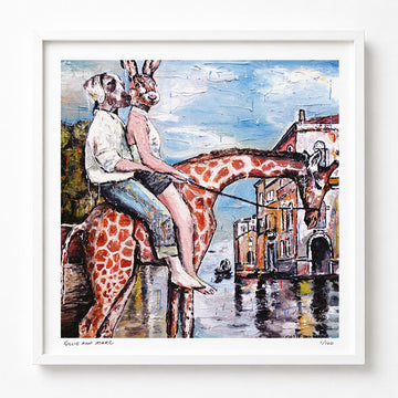Living the High Life with Their New Friend Allowed Them to See Places They Never Imagined, Even if It Did Get Sore Bottoms... (Print)