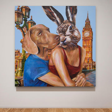 London Lovers Forever (Original Painting)