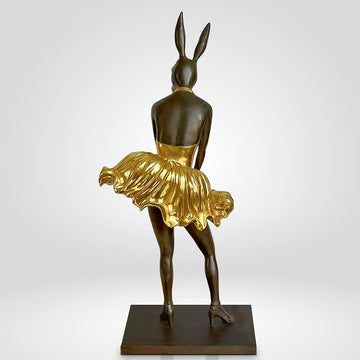 Marilyn Rabbitwoman Was a Star (Bronze Sculpture)