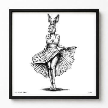 A Study for Marilyn Rabbitwoman (Print)