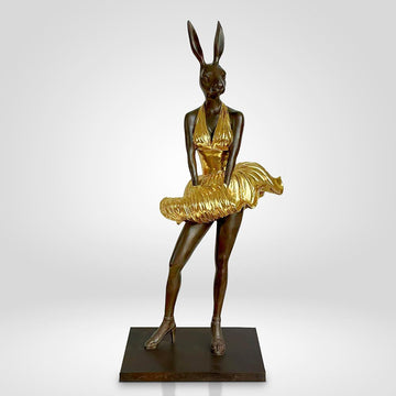 Marilyn Rabbitwoman Was a Star (Bronze Sculpture)