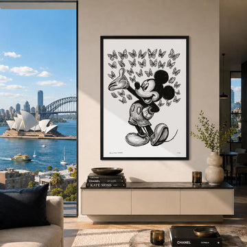 Mickey Is Here (Print)
