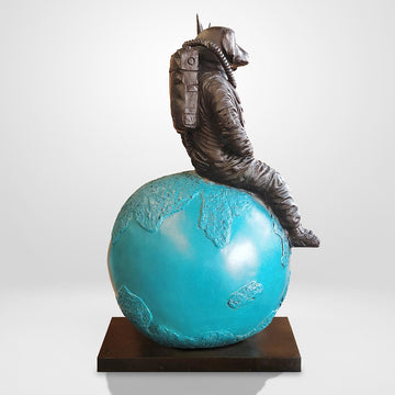They Loved Each Other to the Moon and Back (Bronze Sculpture)