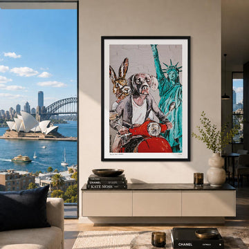 They Always Ride Together in New York (Print)