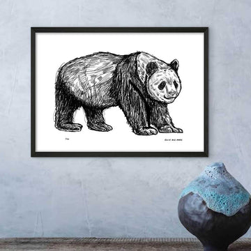 Panda Forever (Giclee Canvas Print)
