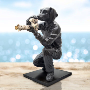 He Was a Paparazzi Boy (Bronze Sculpture)