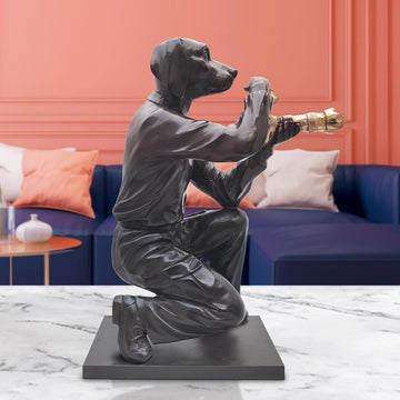 He Was a Paparazzi Boy (Bronze Sculpture)