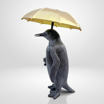 Penguin Under Cover (Bronze Sculpture, Small)