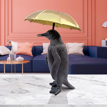 Penguin Under Cover (Bronze Sculpture, Small)