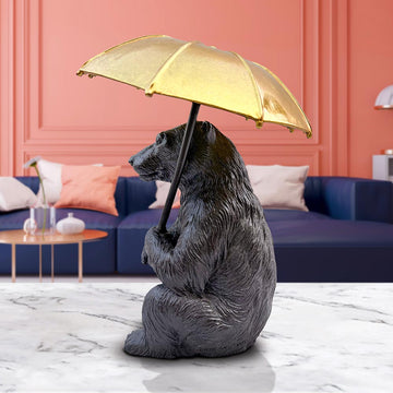 Polar Bear Under Cover (Bronze Sculpture, Small)