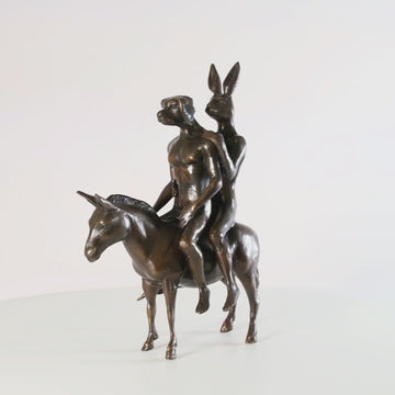 The Travellers Have Arrived (Bronze Sculpture)