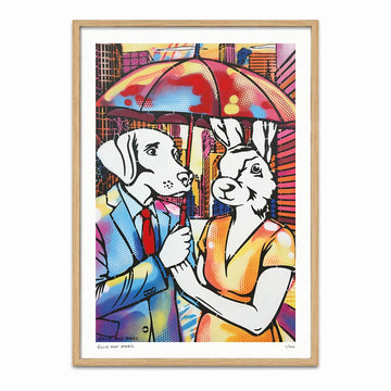 Loving in the Rain (Print)