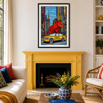 Red Rhino (Print)
