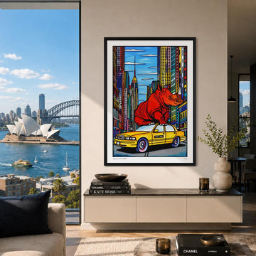 Red Rhino (Print)