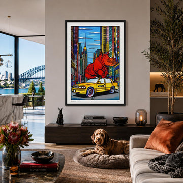 Red Rhino (Print)